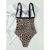 2025 Leopard Swimsuit Women One Piece Sexy Brazilian Swimwear Female Push Up Bathing Swimming Suit Summer Beachwear Bodysuit