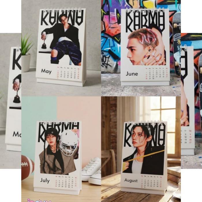 Stray Kids 2026 Mini Vertical Desk Calendar.