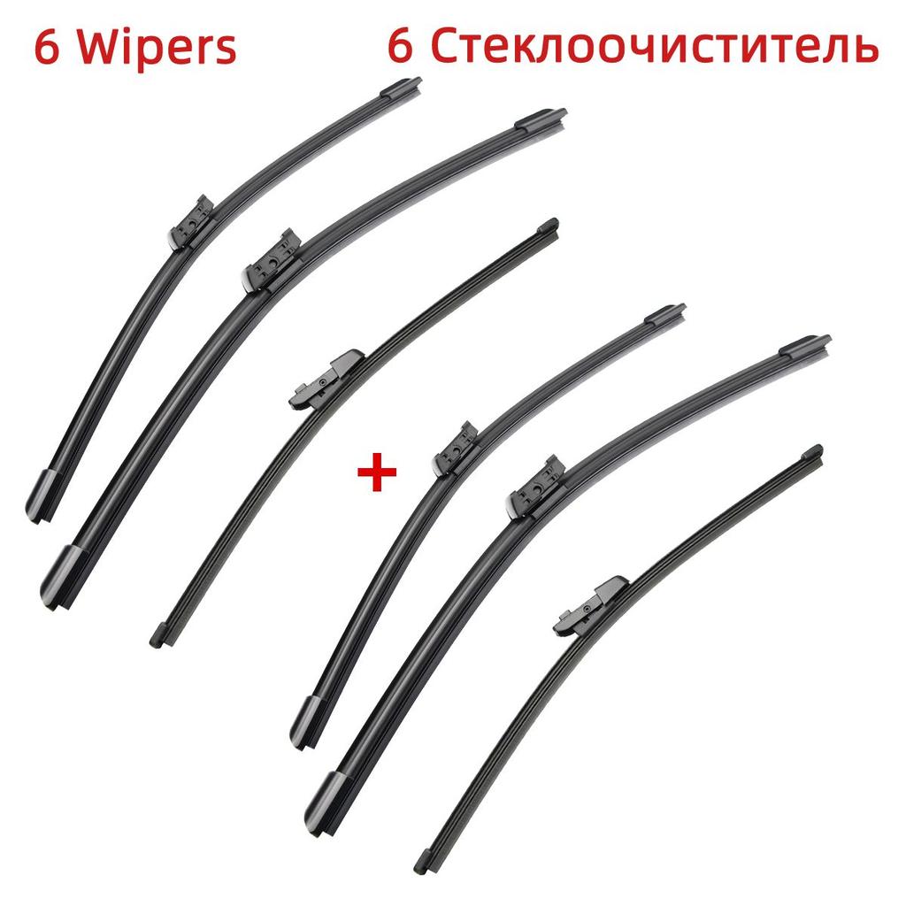 3 шт. щетки стеклоочистителя для VW Tiguan MK2 2017-2020 26 "21" 14" подходят для переднего лобового стекла, щетки для окон, резак, аксессуары 2017 2018 2019 2020