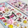 Sanrio Soft Pinched Happy Soft Cute Cat Claw Decompression Sticker Bubble Sticker Phone Case Decoration Sticker Birthday Gifts