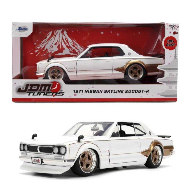 JDM Японская модель автомобиля из литого сплава 1:24, Nissan GTR Mazda Toyota Статическая коллекционная игрушка, Игрушка для детей и Подарок на день рождения парню