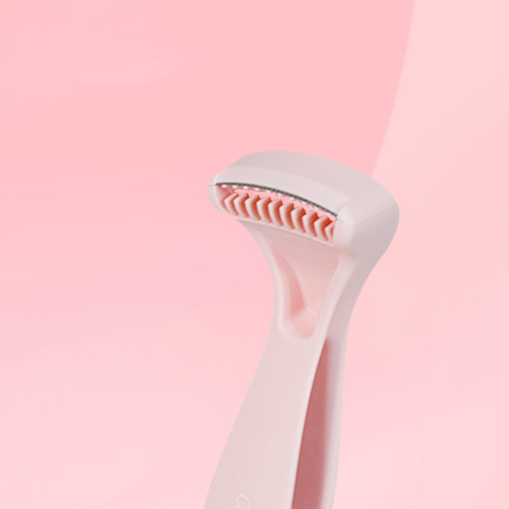 Светлый цвет Треугольник Удаление волос Неиндукционный триммер для ног Бритье волос на теле