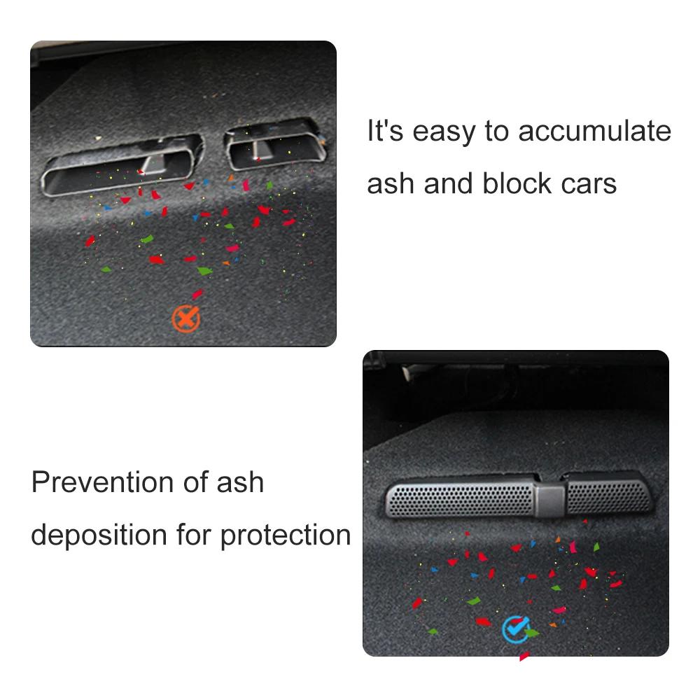 Protector Cover 2Pcs/Set Under Seat Air Conditioner Duct Outlet Covers Car Air Vent Cover