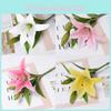 Artificial Lily Flower For Photography Wedding And House Arrangement