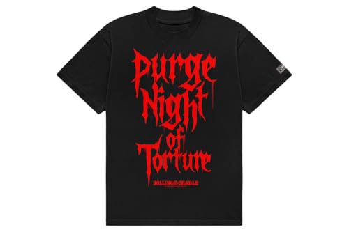 Новая Japan Pro-Wrestling HOUSE OF TORTURE x ROLLING CRADLE PURGE NIGHT OF TORTURE Футболка, размер L (6928104402)