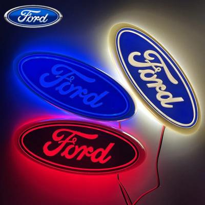 Автомобильная наклейка Ford Светодиодная наклейка с логотипом Ford для Ford Explorer F150 F250 Focus Mondeo Передний значок Задние наклейки Стайлинг автомобиля Задний значок