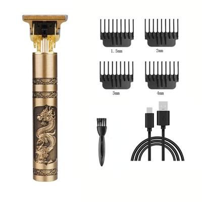 Цельнометаллическая винтажная машинка T9, женская машинка для стрижки волос, парикмахерская, профессиональная машинка для стрижки, 0 мм, триммер для носа и ушей, отделка для мужчин