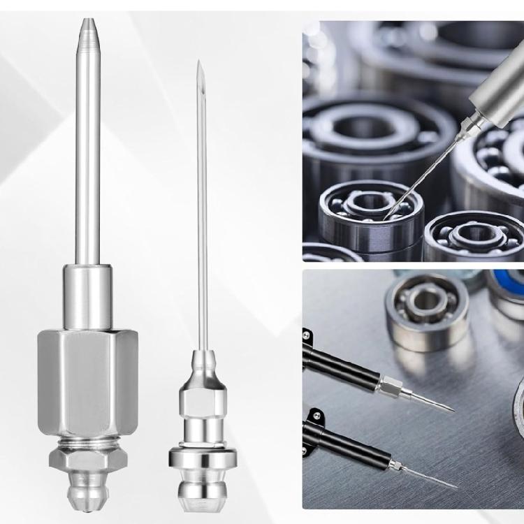 Multipurpose Lubrication Accessory Kit 90° Needle Nozzle, Dispenser, Injection Needle for Maintenance Machine Upkeeping