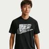 Nike T Shirts Men's Black Crew Neck