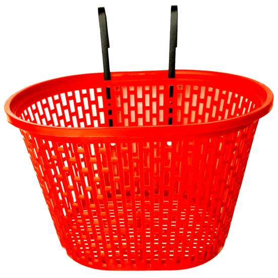 Велосипедная корзина Прочная Большая вместимость Перфорированная пластиковая корзина Многофункциональный предмет для хранения Съемный Складной велосипедный органайзер Передняя корзина Велоспорт