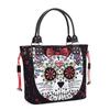 JIEROTYX Skull Bag Handbag Purse for Women Fashion Casual Tote Luxury Shoulder Messenger Bolsa Goth Female Top-handle Bags