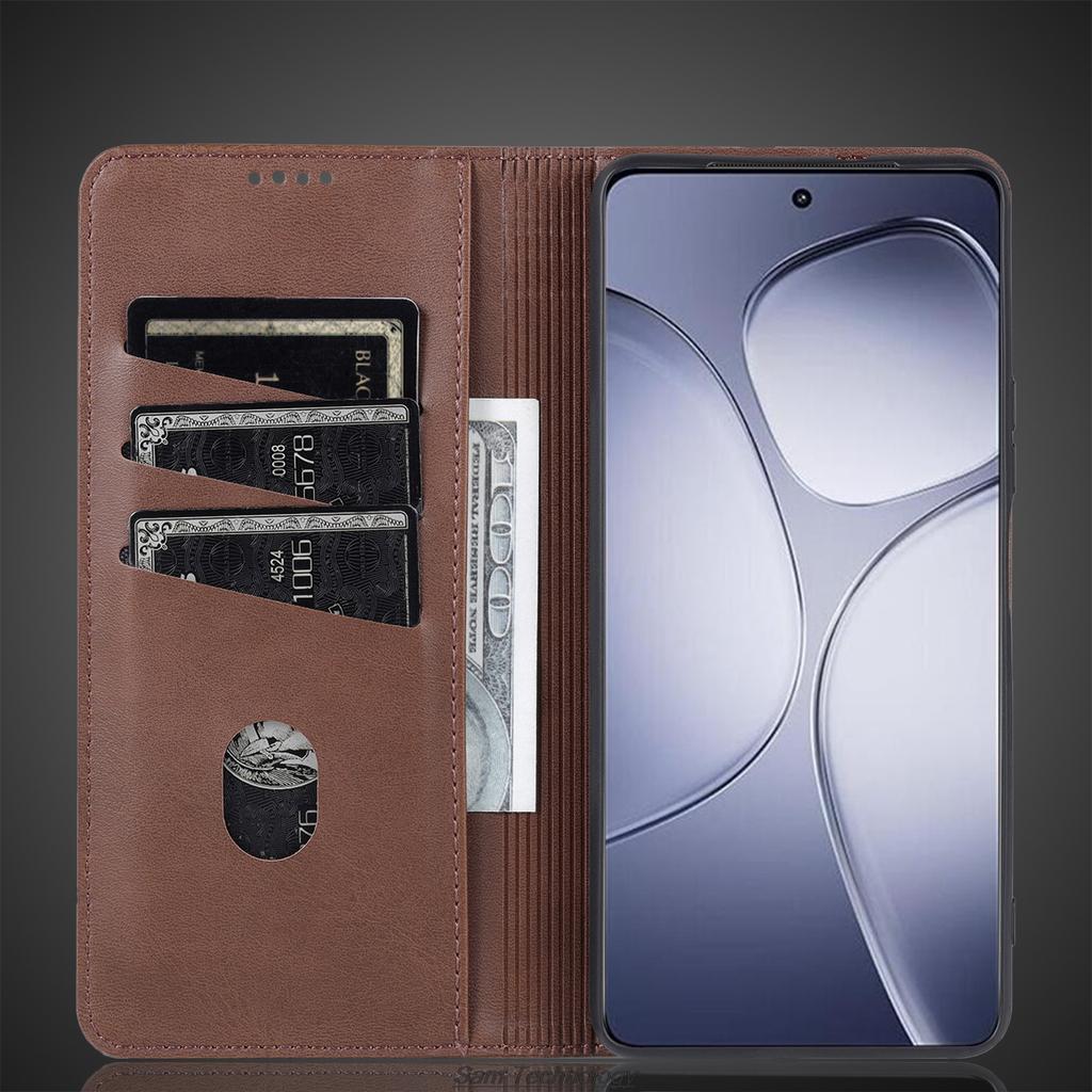 Роскошный магнитный адсорбционный кожаный чехол для Xiaomi Mi 14T / Xiaomi 14T Pro Flip Cover Защитный чехол Capa Fundas Coque