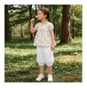 Girls' shirt, pure cotton casual doll jacket, summer new style, sweet and breathable T-shirt for children, top for girls