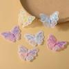 3D Sequins Butterfly Embroidered Patches Single Layer Clothes Sewing Patch Bridal Hair Accessories