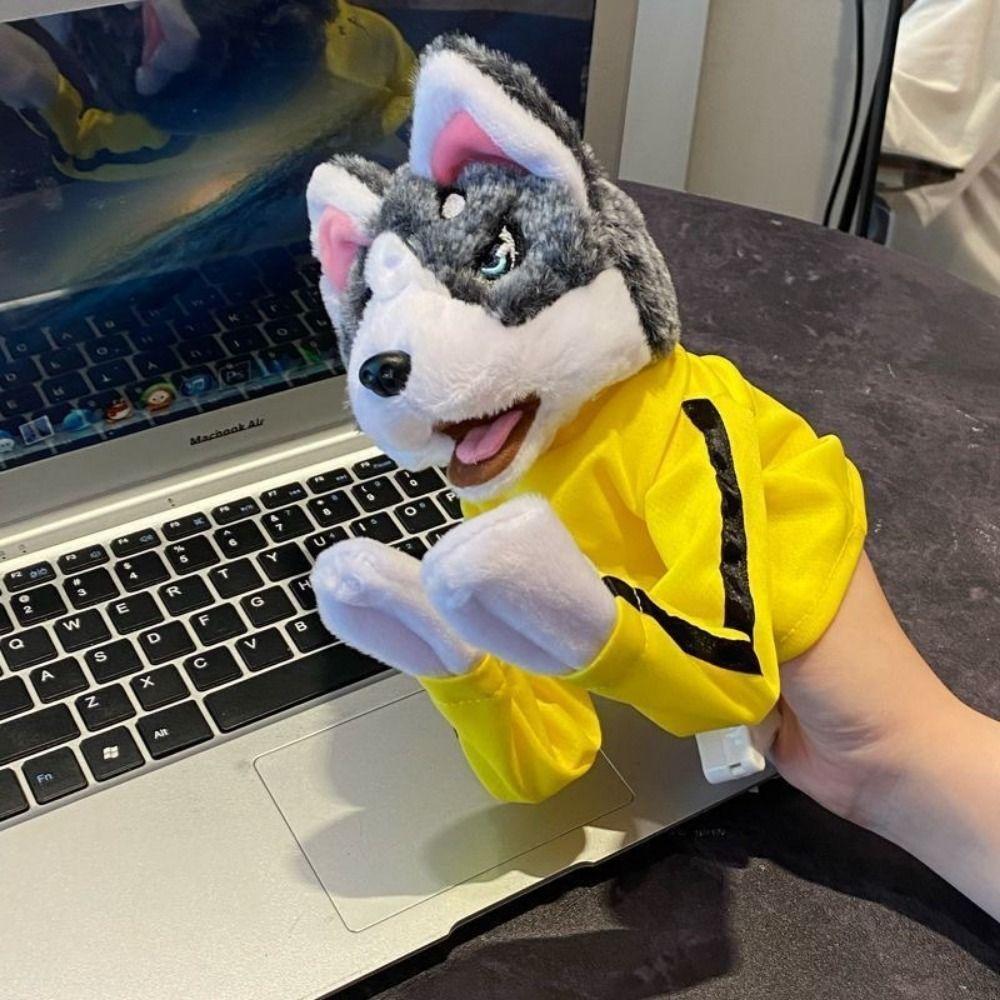 Funny Sound Boxer Hand Puppet With Sound Interactive Hand Puppet Finger Battle Toy  Kids Party