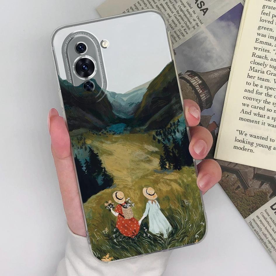 Для Huawei Nova 10 2 3 4 5 6 7 8 9 Pro SE Y70 90 чехол модный мягкий силиконовый чехол для мальчиков и девочек прозрачный матовый противоударный чехол для Huawei бампер