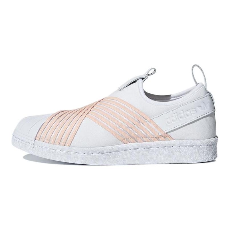 Adidas Superstar Slip On White Orange Women's D96704