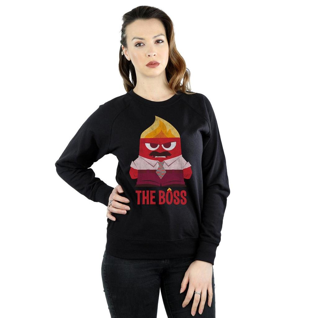 Disney Womens/Ladies Inside Out Anger The Boss Sweatshirt