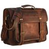Men's Genuine Vintage Leather Satchel Messenger Man Laptop Briefcase Bag