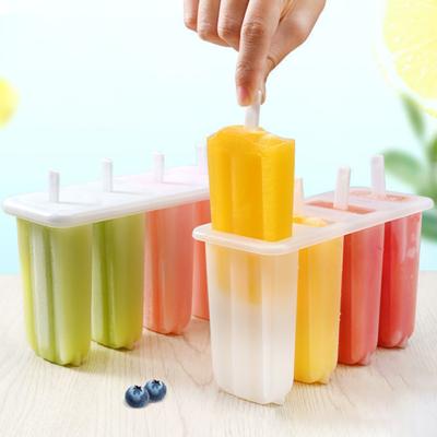 2 шт. DIY Инструмент Широкое применение Безопасный антипригарный 4 отверстия 3D Формы для мороженого Формы для сорбета