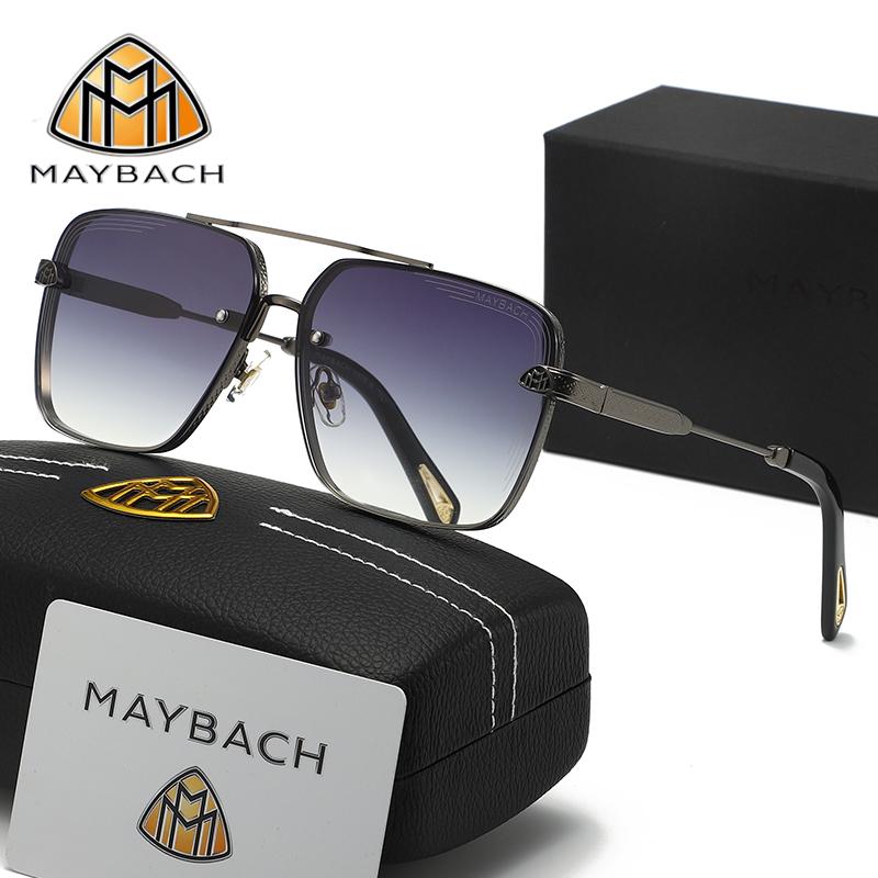 Солнцезащитные очки MAYBACH Защита UV400 Роскошный бренд для мужчин и женщин Классические солнцезащитные очки Высококачественные очки Пилотные очки 754