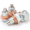 Магнитная пробка сливного отверстия масла M12 X 1.25 Неодимовый магнит Нержавеющая сталь Болт с уплотнительным кольцом Прочная пробка для масла для Toyota Nissan