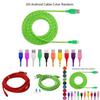 1м 2м 3м Нейлоновый плетеный Micro USB кабель-зарядка для Android iPhone телефона мобильного