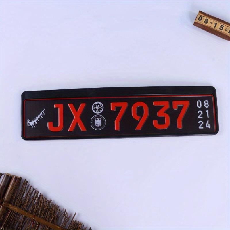 Декоративный держатель номерного знака для внешней торговли, европейский регламент, американский регламент, полуфабрикат, пустая автомобильная бирка, декоративная подвеска