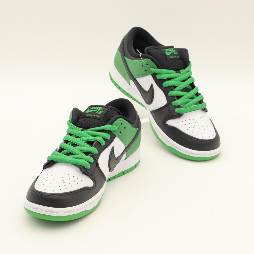 BQ6817-302 Nike SB Dunk Low Pro Черный и Классический Зеленый Черный Белый (Мужской)