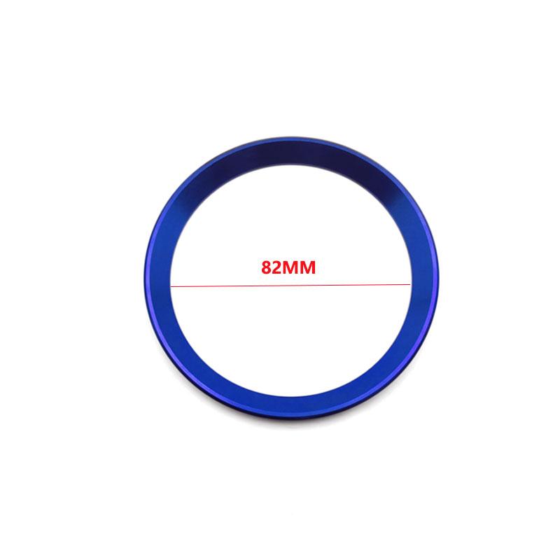 BLT1 1 Piece Front and Rear Logos 82mm/74mm Front and Rear Badge Decorative Rings Suitable for BMW 3 Series 5 Series 320LI 520LI