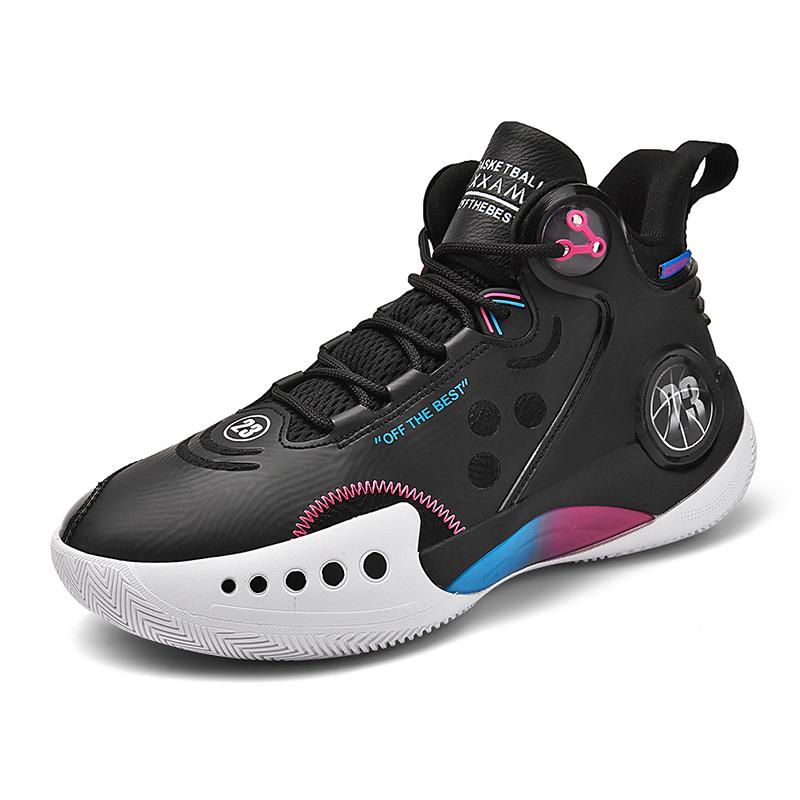Высококачественные мужские баскетбольные кроссовки для детей и женщин, практичные кроссовки большого размера, мужские амортизирующие межподошвы, резиновая противоскользящая подошва