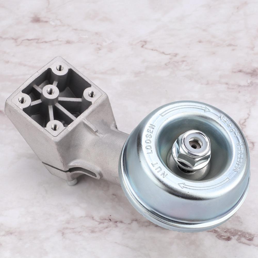 Compact Gearbox Gear Head Silver Brush Cutter Gearbox Durable Trimmer Gear Head
