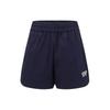 Reebok Solid Color Running Elastic Woven Sports Shorts Women Shorts Navy-Blue 24SRC608WGN2