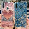 New Case For Huawei Y6p MED-LX9 Luxury Flower Love TPU Soft Silicone Back Cover For Huawei Y6p Y6P 2020 Bumper Phone Case Funda