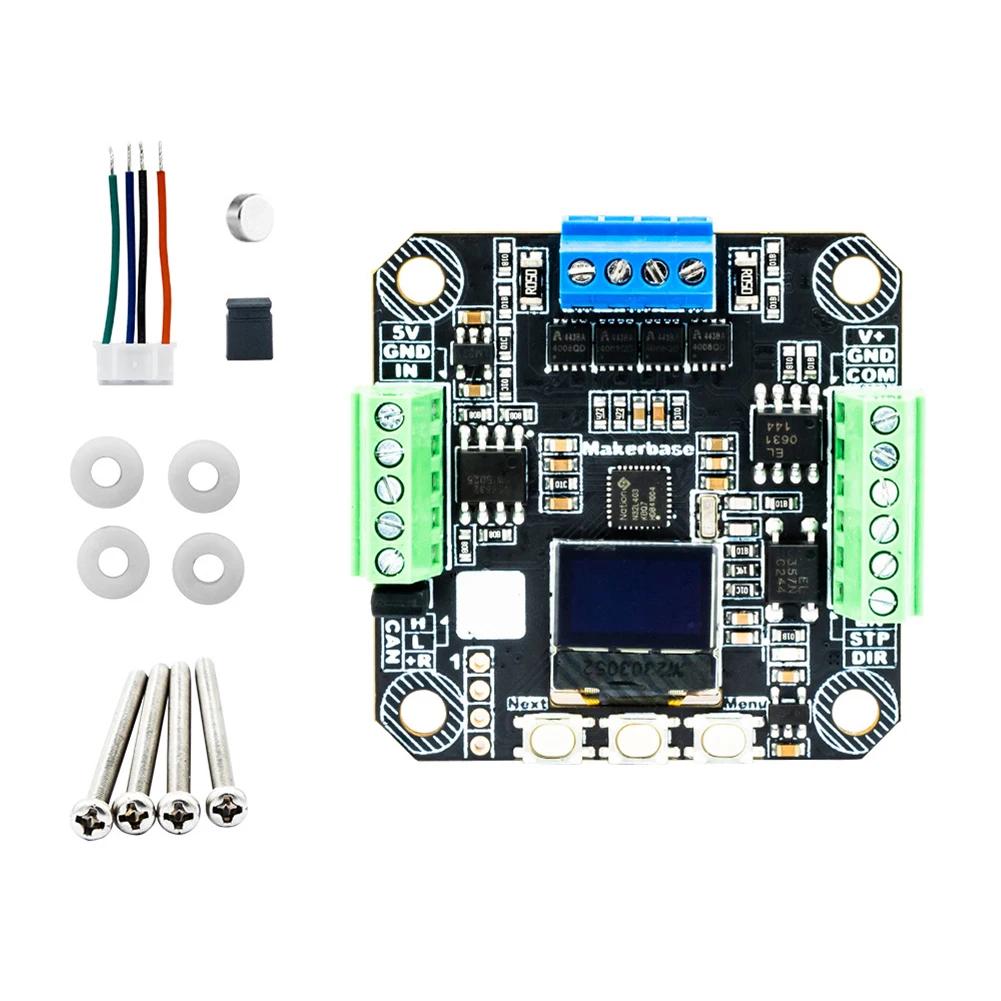 ERVO42D Драйвер шагового двигателя с замкнутым контуром для NEMA17, поддержка GenL FOC CNC/3D-принтеров - Тихий и высокоэффективный