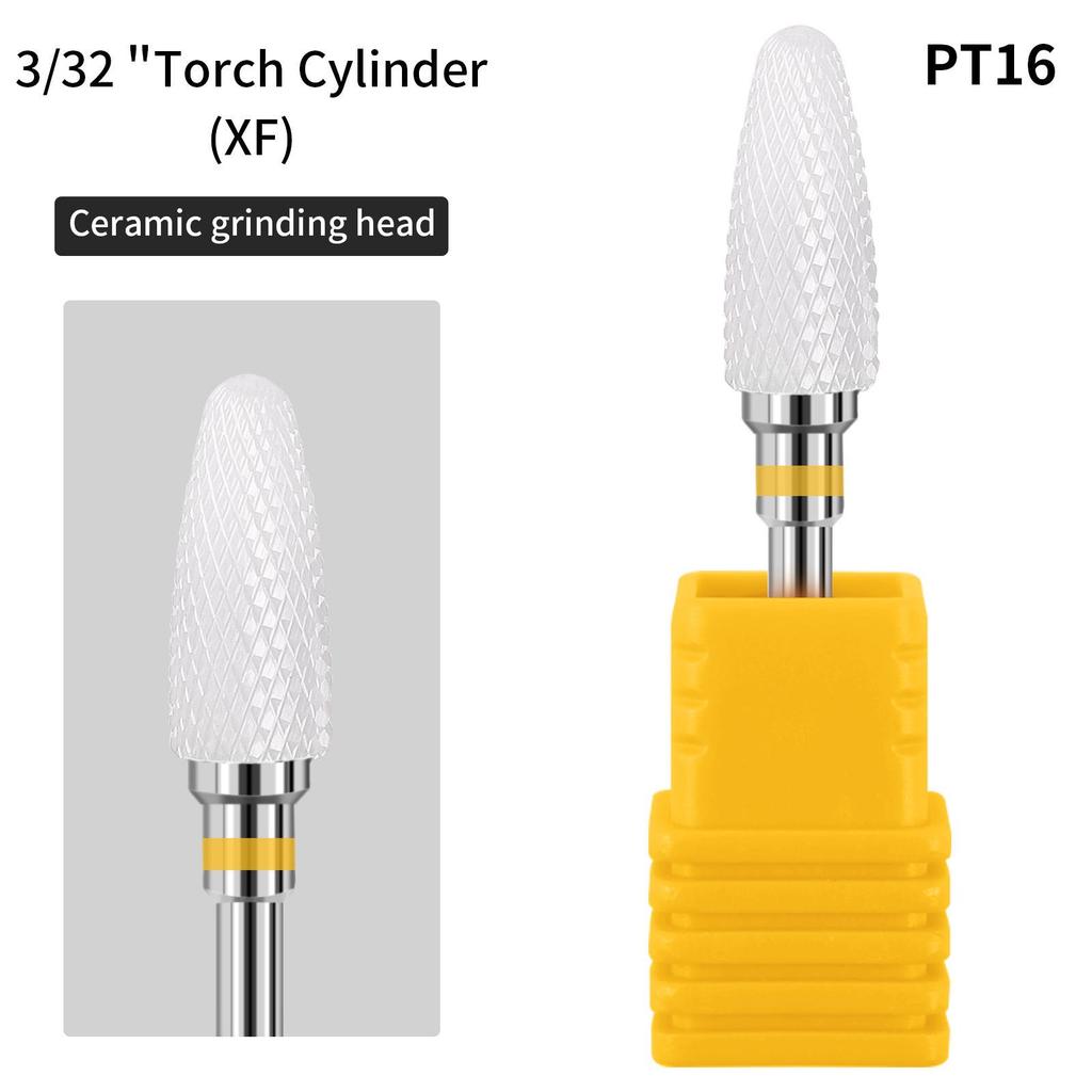 Ceramic Nail Grinding Head - Cuticle Remover & Polisher for Nail Art Tools
