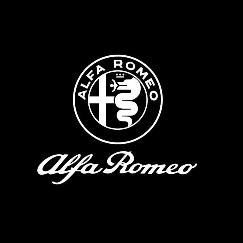 Car Stickers For Alfa Romeo 2X For Alfa Romeo Giulia 952 159 166 GT Giulietta Tonale Mito Stelvio 949 Spider LED Car Welcome Log