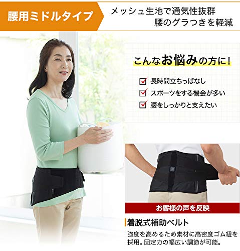 Phiten Суппорт Metax для поясницы средней части тип M