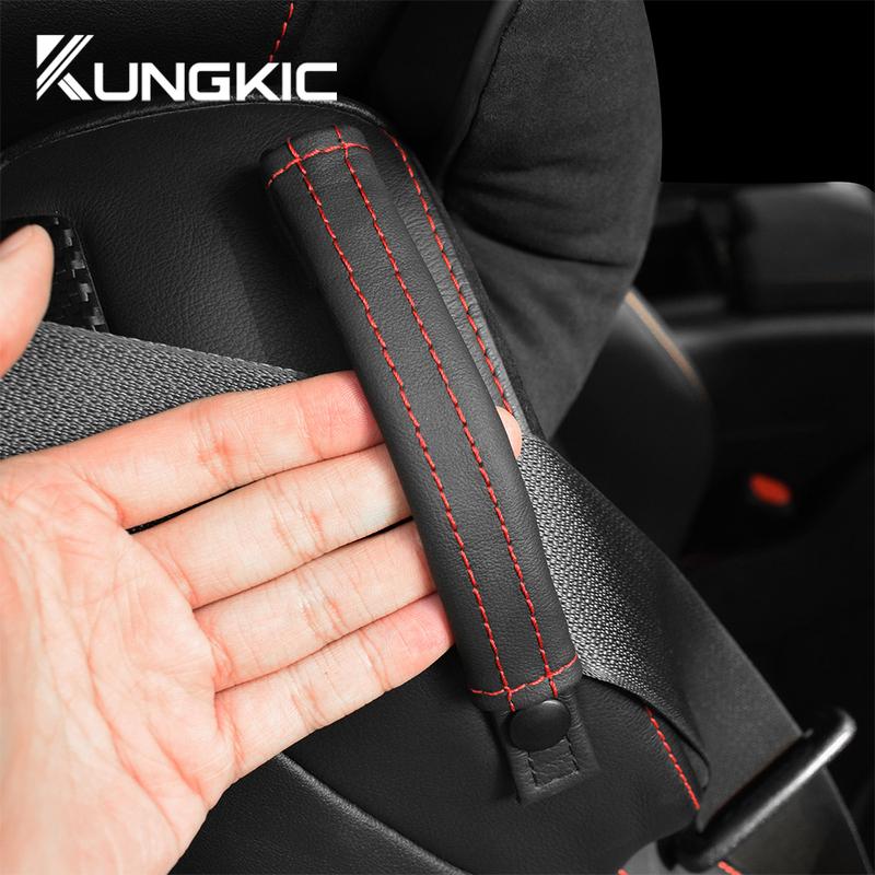 1Pair Car Seat Back Belt Cover For Subaru BRZ Toyota GR86 2012-2019 2020 2021 2022 2023 2024 Car Interior LHD RHD Accessories