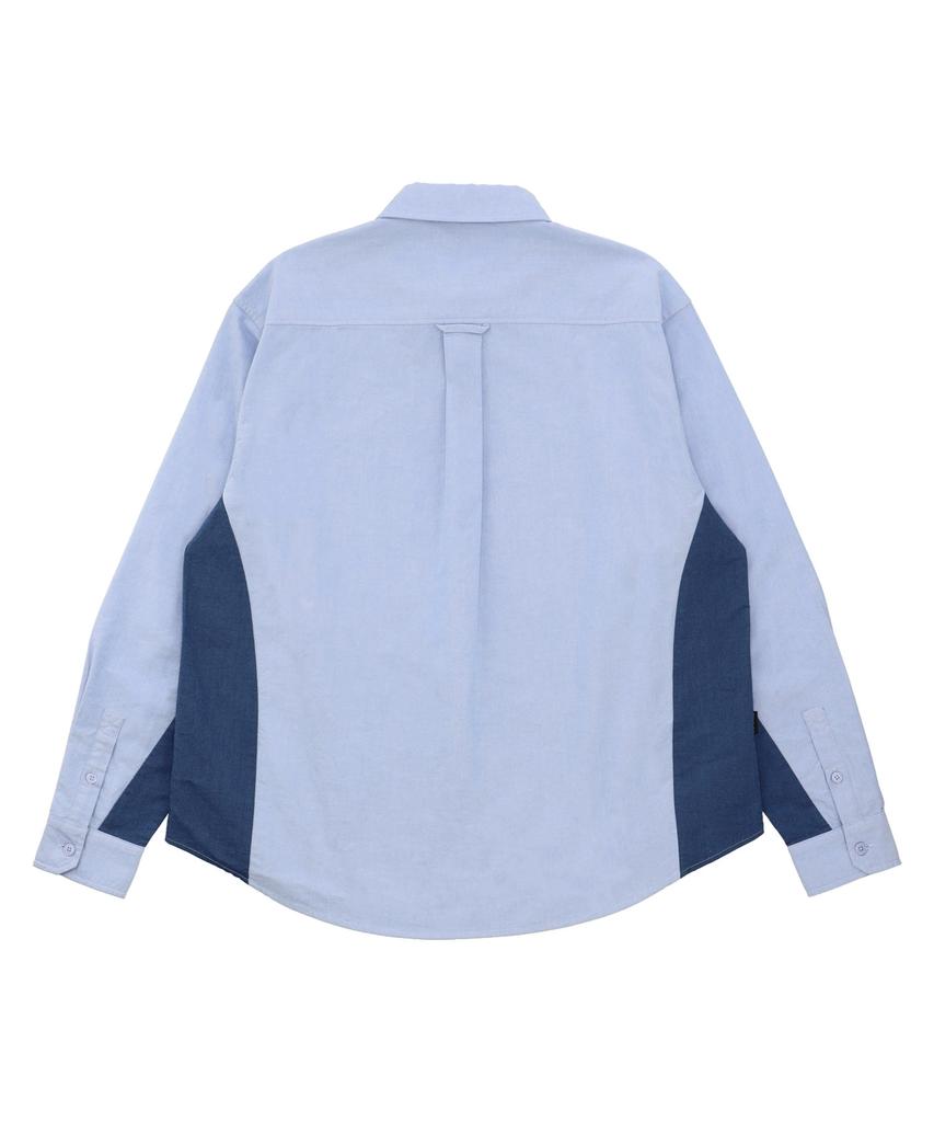 GOLA Color Block Oxford Shirts [Blue]