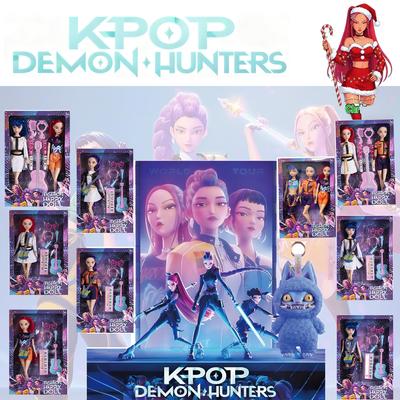 Высококачественная восстановленная кукла K-Pop Demon Hunters 30 см, аниме-кукла, виниловая игрушка Руми Мира Зои, подарок-сюрприз на день рождения для девочек