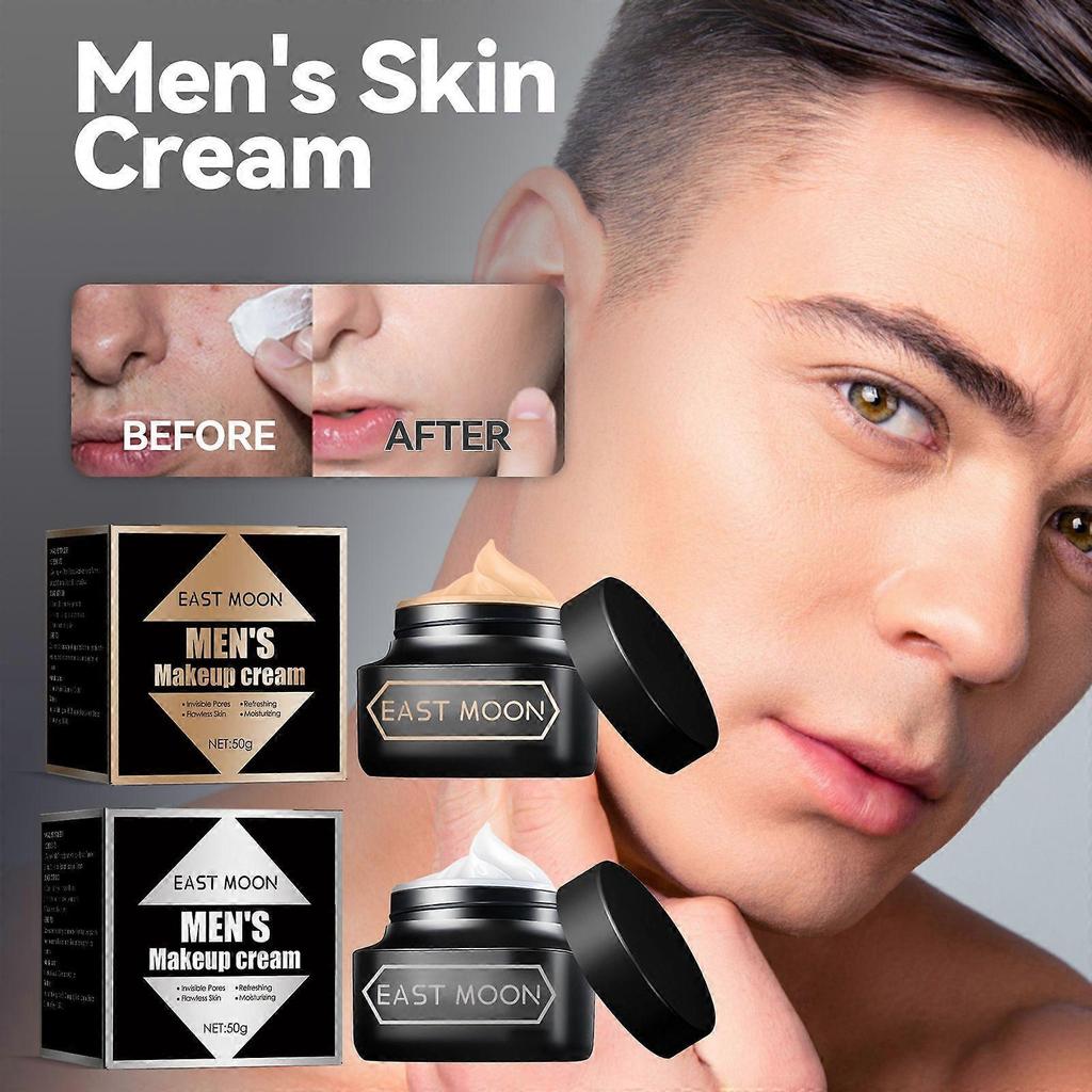 East Moon Men's Natural Face Cream Hydrates, Moisturizes, Brightens Complexion, Conceals Blemishes And Acne Marks, And Is A Hydrating Beauty Cream