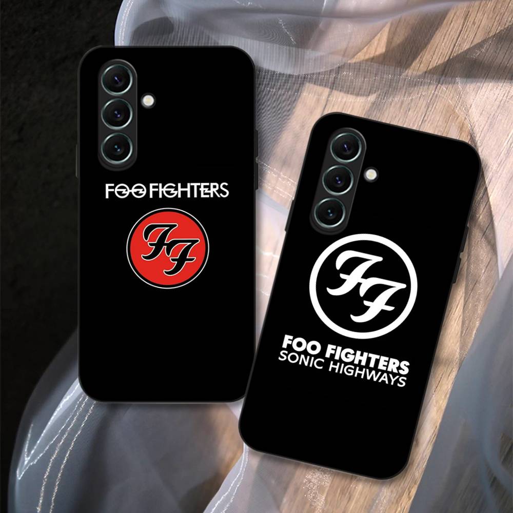 F-Foo F-Fighters Band Phone Case For Samsung S 24 Fe 25 Ultra Plus 20 Lite 21 30 22 23 24 22 Ultra 5G Fundas