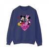 Men's Love Mickey & Minnie Mouse Hearts Sweatshirt