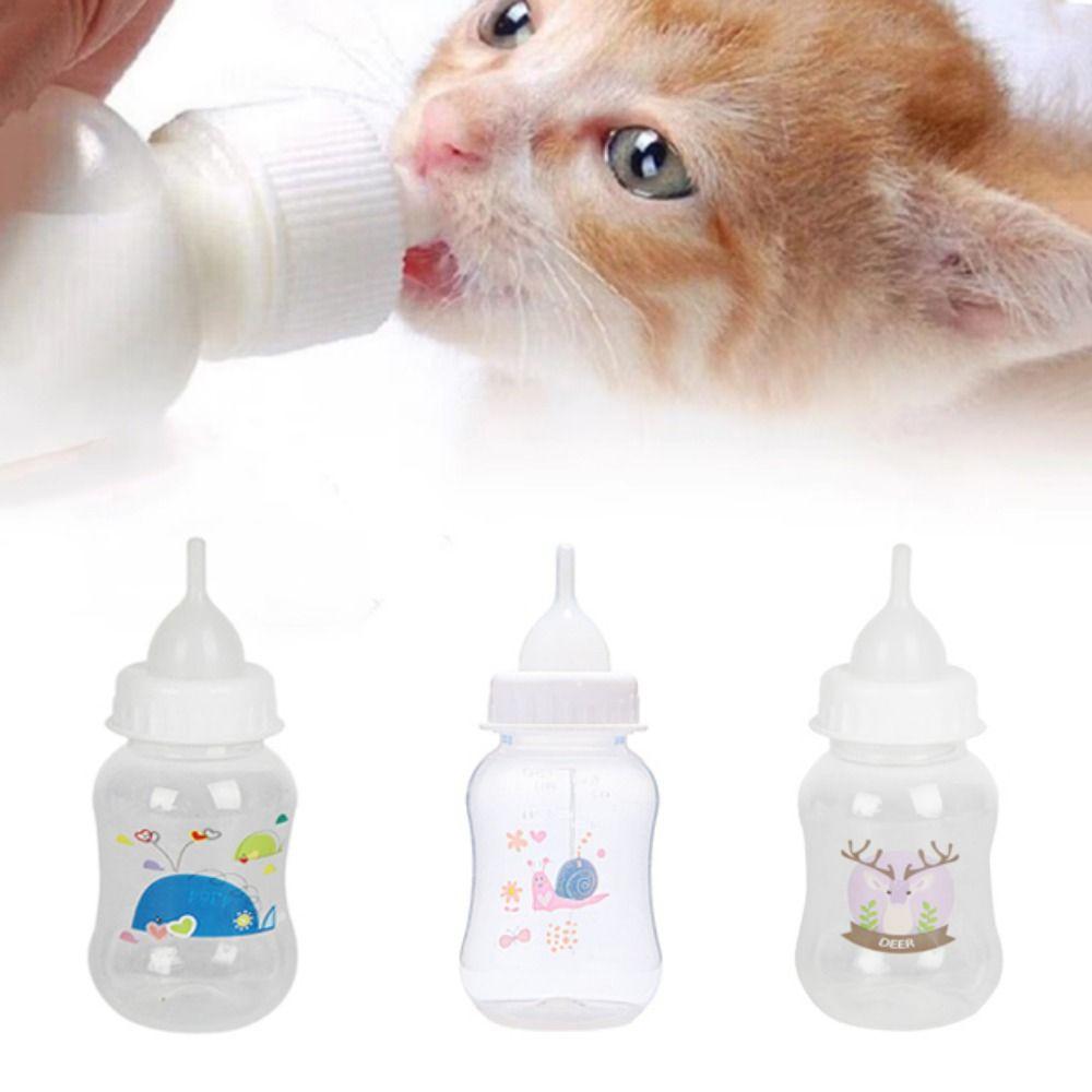 150 мл бутылочка-соска для котят, мультяшная бутылочка для кормления котят для новорожденных кошек и хомяков