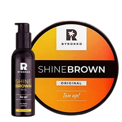 Byrokko Shine Brown + Масло для загара 150 мл