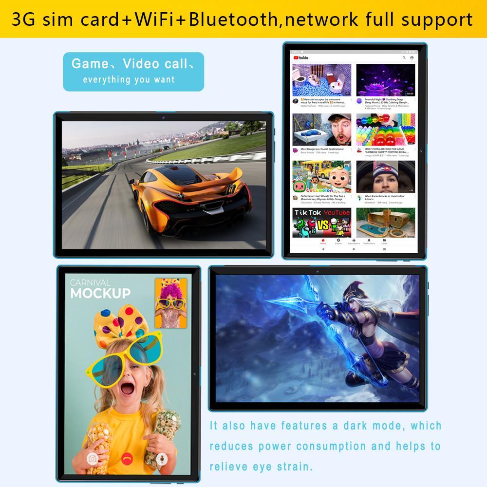 BDF 10.1 Inch 4G+64GB Tablet PC Wifi and 3G Network Android11