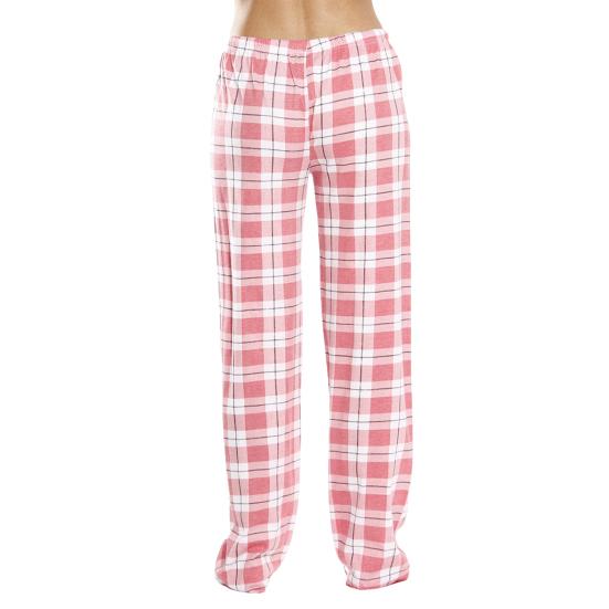 Женские длинные брюки с эластичной резинкой на талии, широкие повседневные брюки, спортивные клетчатые брюки, свободные домашние брюки