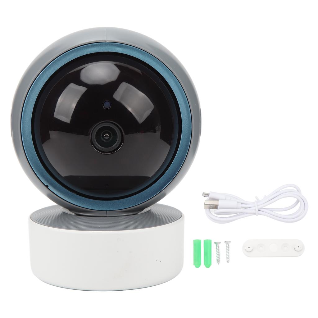 1080P Wifi Ball Head Camera Universal Rotation HD Night Vision Motion Detection Camera Panoramic Intercom Indoor