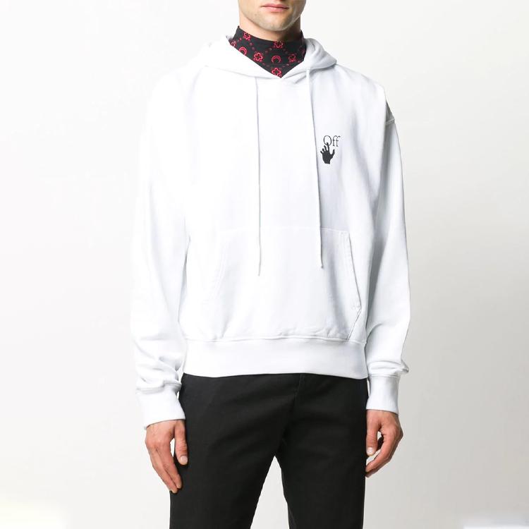 OFF WHITE FW20 Свитшот Мужской Белый OMBB037F20FLE0020110